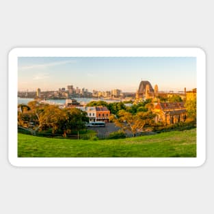 View of Sydney Harbour from Observatory Hill, Sydney, NSW, Australia Sticker